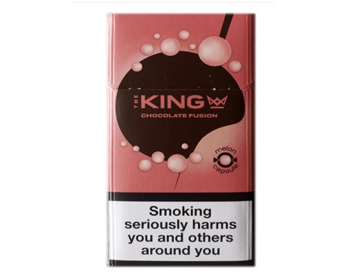 Купить Сигареты  The King Chocolate Melon Capsule (Кинг Шоколад Кнопка Арбуз)оптом